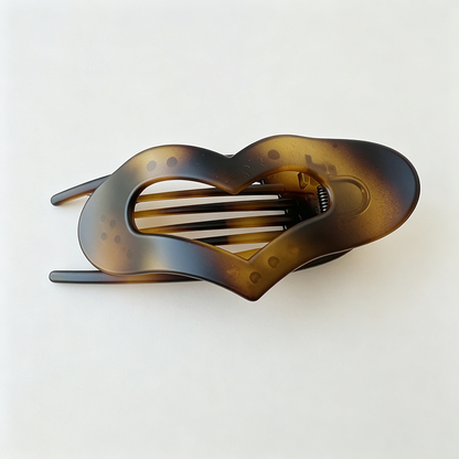 Heart Shape PC Hair Claw Clip