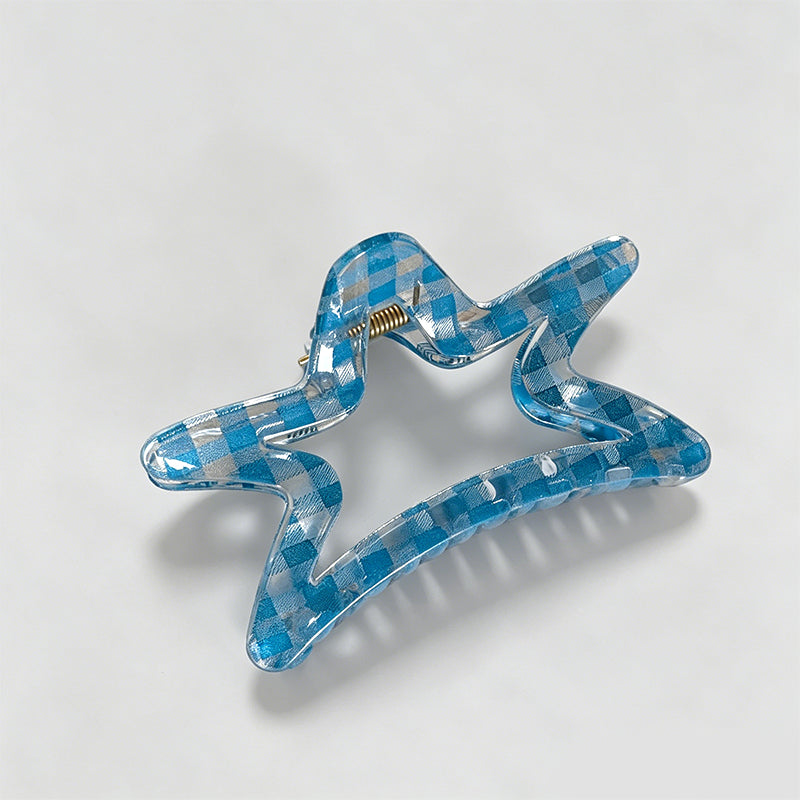 Plaid Claw Clip