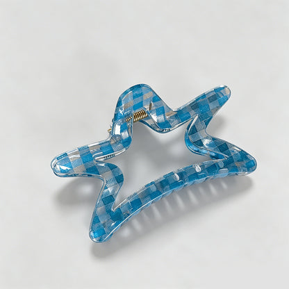 Plaid Claw Clip