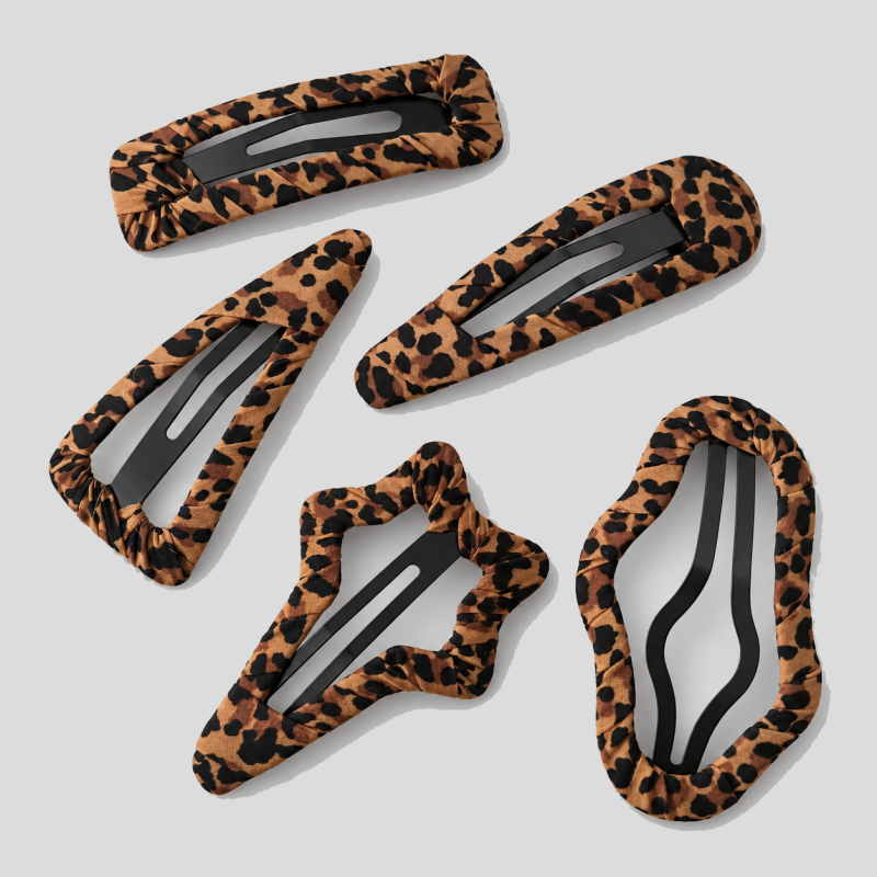 Leopard Print BB Hair Clip