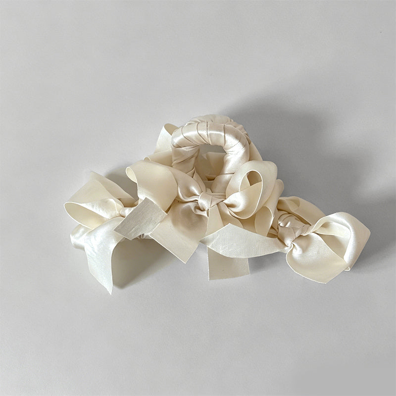 Elegant Satin Bow Large Hair S - Shopdayla Wholesale - #8146