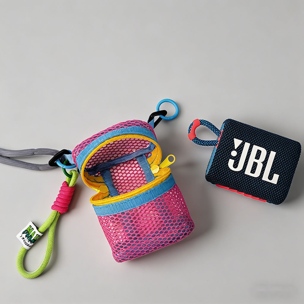 Mesh Cylindrical Crossbody Pou - Shopdayla Wholesale - #7906