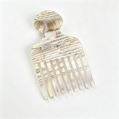 Acetate Wide Tooth Hair Pick Comb
