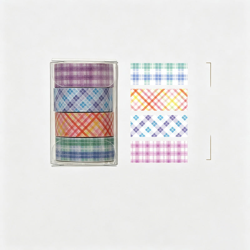 Plaid Washi Paper Tape Set