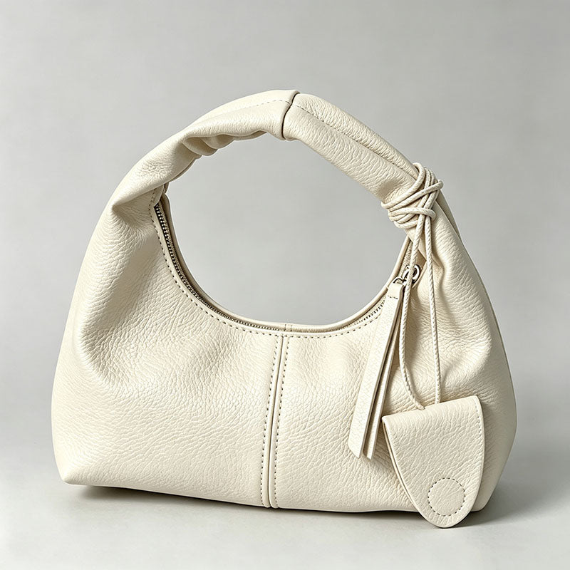 Round Handle Pouch Handbag