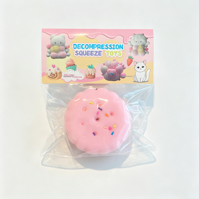 Round Cake Cookie Squish Toy