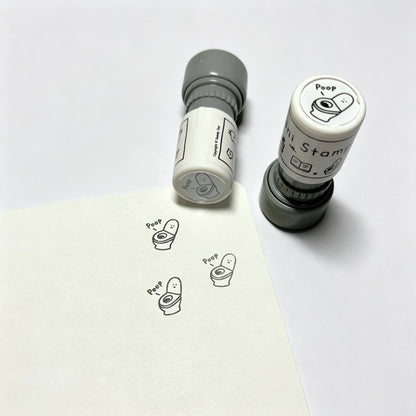Mini Cat Self‑Inking Round Stamp