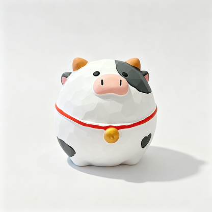 Resin Chinese Zodiac Round Figurine