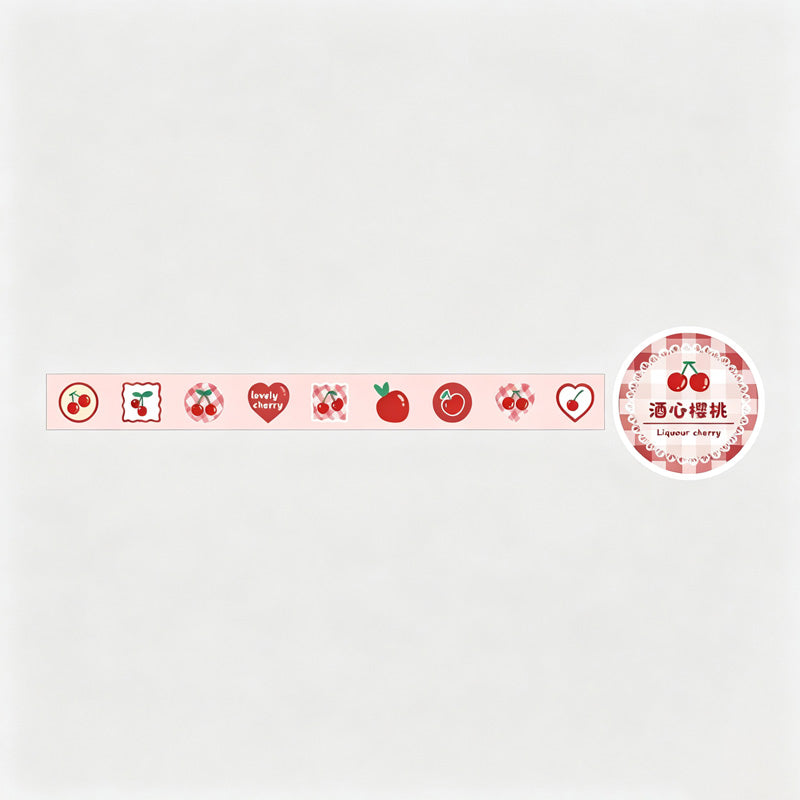 Die‑Cut Washi Tape Small Pattern Stickers