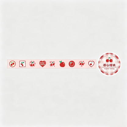 Die‑Cut Washi Tape Small Pattern Stickers