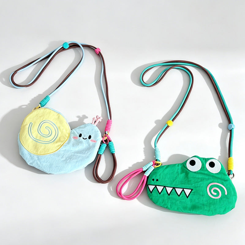 Animal Shape Nylon Crossbody Bag