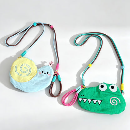 Animal Shape Nylon Crossbody Bag