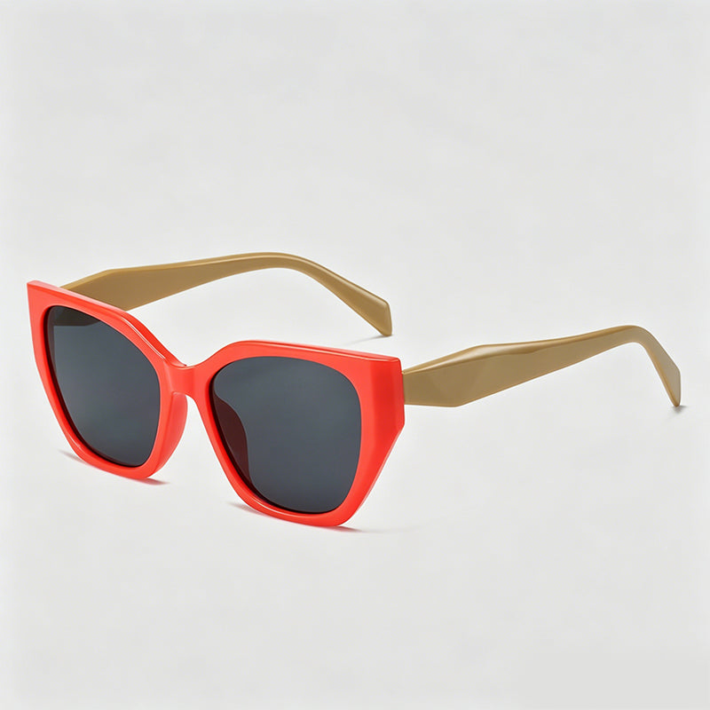 Jelly Color Cat Eye Oversized Sunglasses
