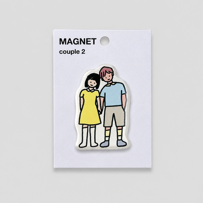 Family Print Acrylic Fridge Magnet