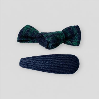 Mixed Bow Hair Clip Set