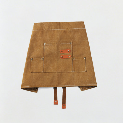 Canvas Three‑Pocket Waist Apron