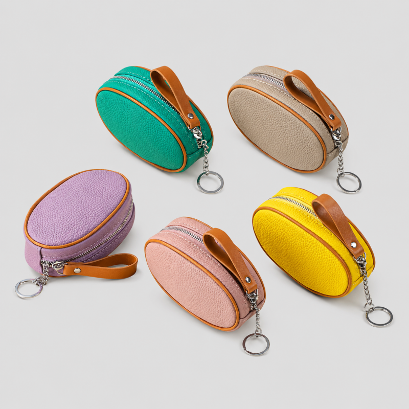 Oval Cord Coin Pouch