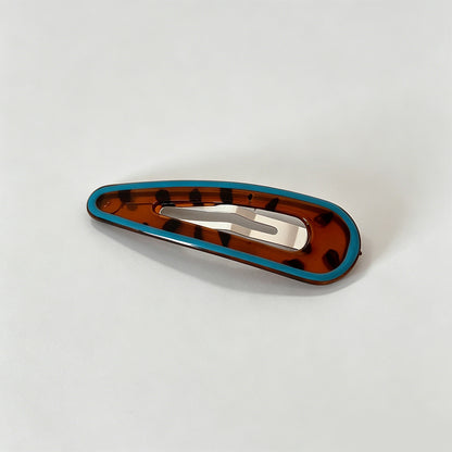 Bold Contrast Leopard Pattern Wave Daily BB Clip