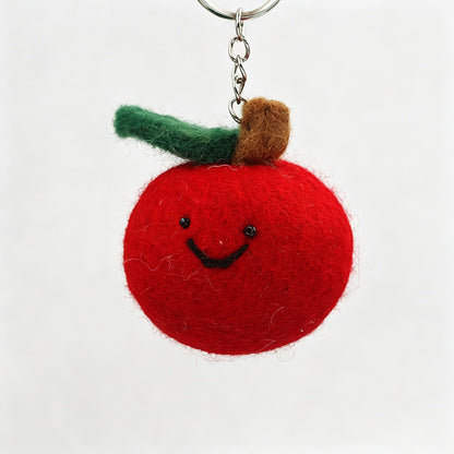 Crochet Fruit Keychain