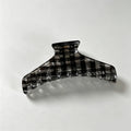 Refined Transparent Black Plai - Shopdayla Wholesale - #7410