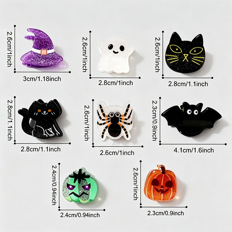 Halloween Themed Hair Clips