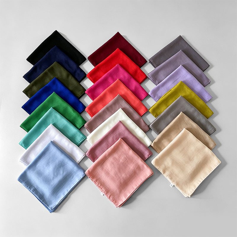 Solid Color Colyester Square S - Shopdayla Wholesale - #8754