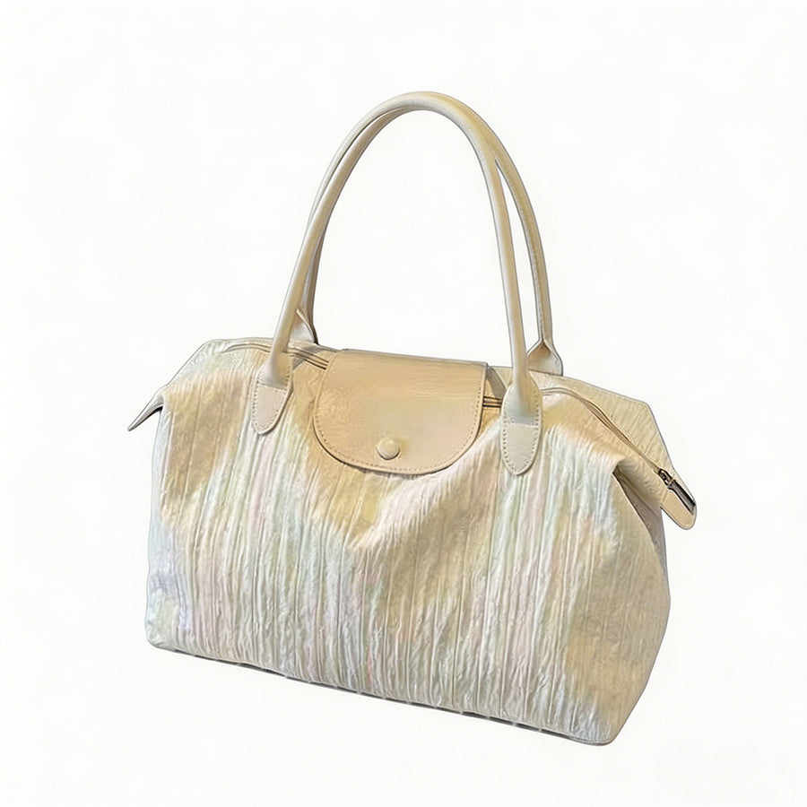 Everyday Pleated Boston Bag - Shopdayla Wholesale - #4338