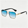 Gold Frame / Gradient Blue Lens / One Size