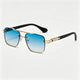 Gold Frame / Gradient Blue Lens / One Size