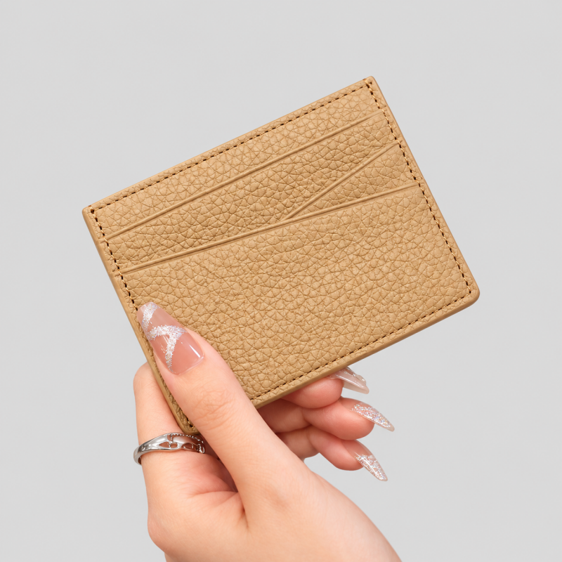 Genuine Leather Slim Wallet Card Holder