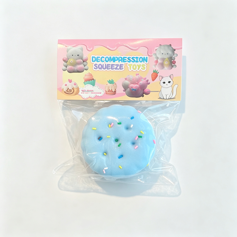 Round Cake Cookie Squish Toy