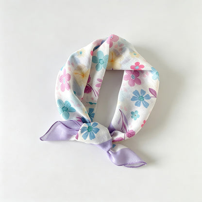 Print Floral Neck Head Bandana