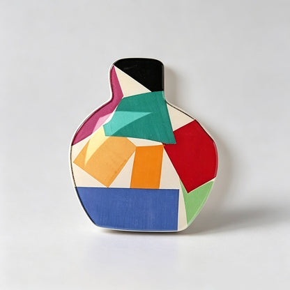 Blue White Vase Fridge Magnet