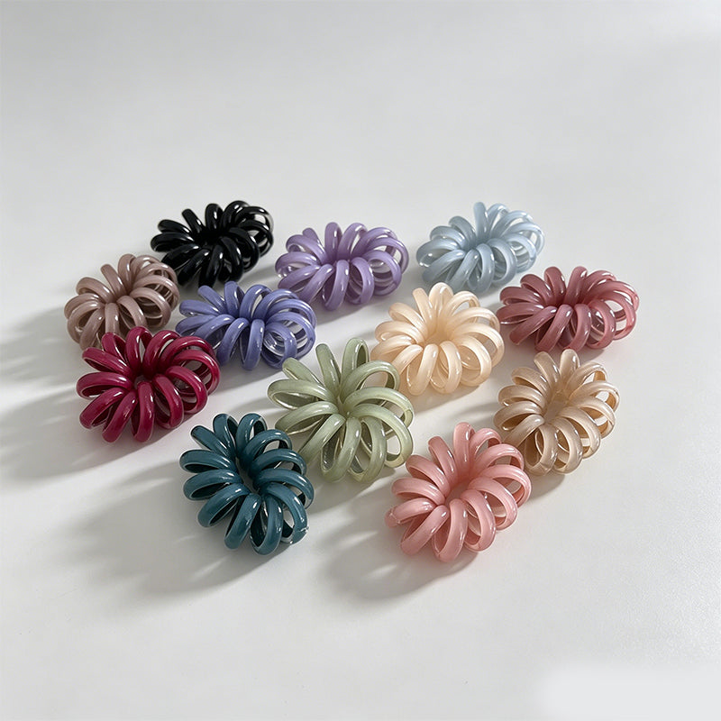 Refined Spiral Telephone Wire No Crease Hair Tie