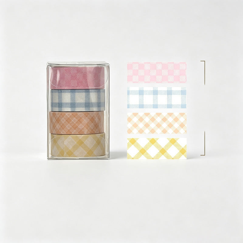 Plaid Washi Paper Tape Set