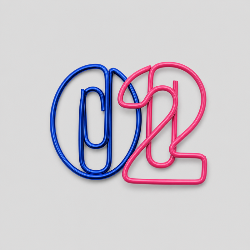 0-9 Colorful Number-Shaped Paper Clips 10PCS Sets