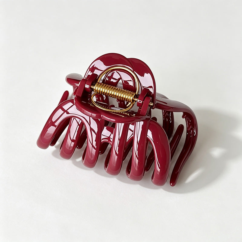 Solid Color Hair Claw Clip