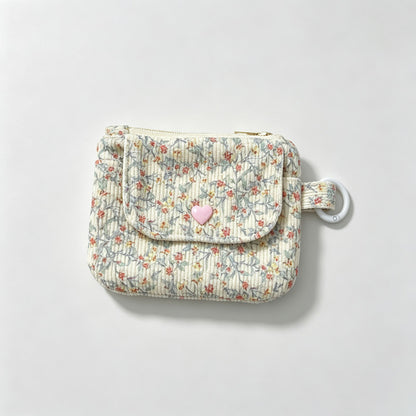 Floral Print Wallet Card Holder