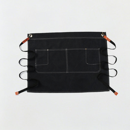 Canvas Four‑Pocket Waist Apron