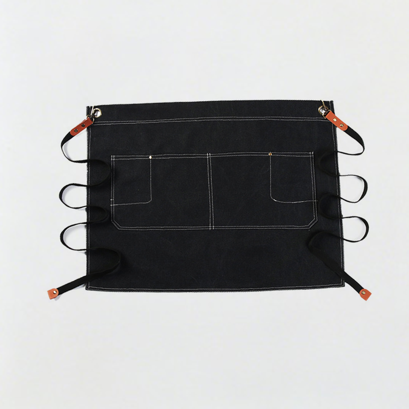 Canvas Four‑Pocket Waist Apron
