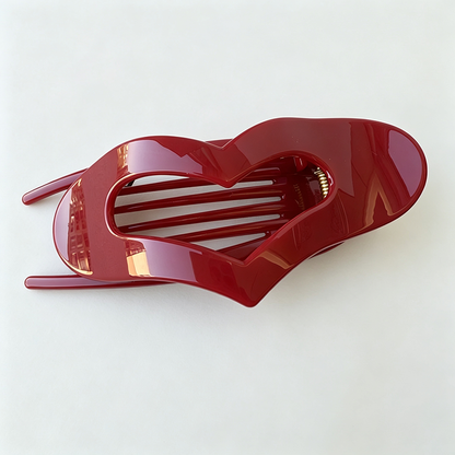Heart Shape PC Hair Claw Clip