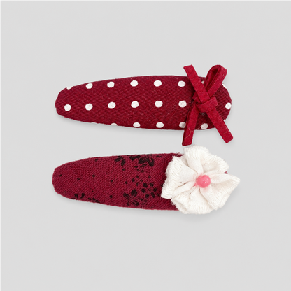 Red Fruit Shape Hair Clip