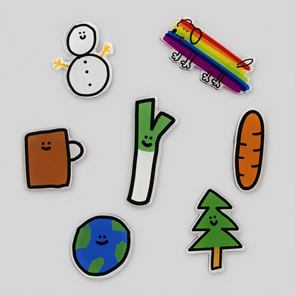 Printed Acrylic Fridge Magnet
