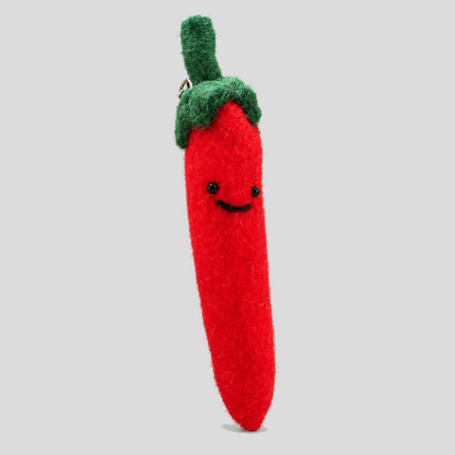 Fruit Shape Smiling Face Keychains