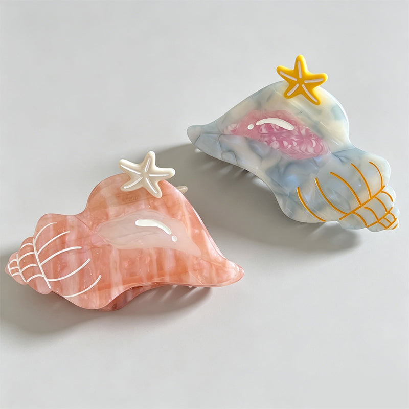 Whimsical Ocean Conch Shaped H - Shopdayla Wholesale - #6914