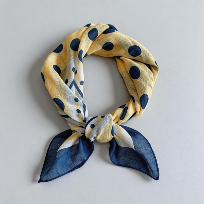 Floral Print Square Scarf Band - Shopdayla Wholesale - #9042