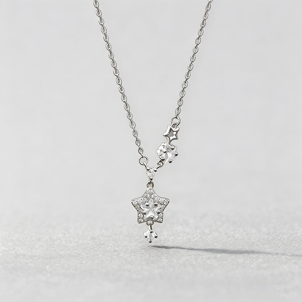 Multi-Star Cubic Zirconia Pend - Shopdayla Wholesale - #5778