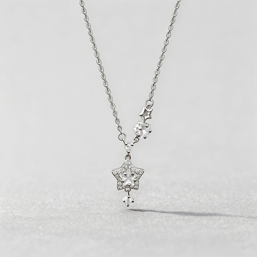 Multi-Star Cubic Zirconia Pend - Shopdayla Wholesale - #5778