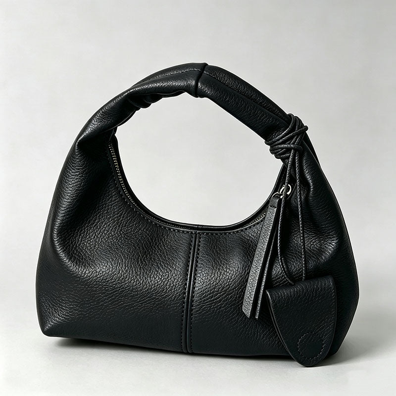 Round Handle Pouch Handbag