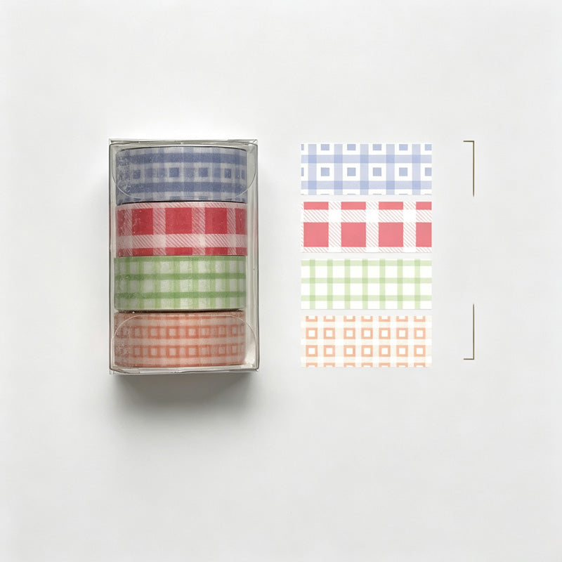 Plaid Washi Paper Tape Set